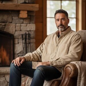 Cache Creek Faux Suede Shirt Neutral Size 2X